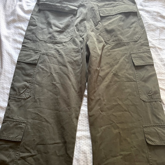 GREEN ZARA CARGOS - Picture 2 of 2